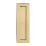 M Marcus Heritage Brass Rectangular Flush Pull 175 x 58mm