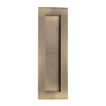 M Marcus Heritage Brass Rectangular Flush Pull 175 x 58mm