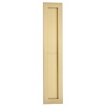 M Marcus Heritage Brass Rectangular Flush Pull 300 x 58mm