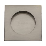 M Marcus Heritage Brass Square Flush Pull 63.5 x 63.5mm