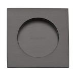 M Marcus Heritage Brass Square Flush Pull 63.5 x 63.5mm