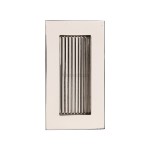 M Marcus Heritage Brass Reeded Rectangular Flush Pull 105 x 58mm