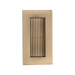 M Marcus Heritage Brass Reeded Rectangular Flush Pull 105 x 58mm