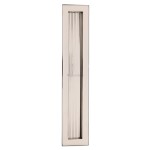 M Marcus Heritage Brass Reeded Rectangular Flush Pull 300 x 58mm