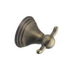 M Marcus Heritage Brass Cambridge Double Robe Hook