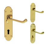 Carlisle Brass Oakley Lever on Plate - Polished Brass