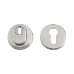 Security Escutcheon Set – Self-Sanitising Antimicrobial Satin Stainless Steel