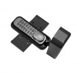 For use when fitting mechanical push button lock outside