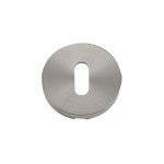 Standard Profile Concealed Fixing Escutcheons – Push on Rose – 52mm Ø – Antimicrobial Satin Stainless Steel