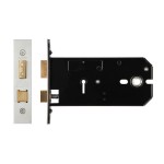 Horizontal 3 Lever Mortice Sash Lock – Satin Stainless Steel