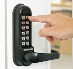 Codelocks CL510 & CL515 Fire Rated Heavy Duty Tubular Mortice Latch Mechanical Digital Door Lock  – Matt Black