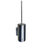 Allgood Modric 2445N Wall Mounted Toilet Brush and Holder - Satin Stainless Steel