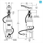 Bobrick B-828 SureFlo® FOAM Automatic Top-Fill Bulk Soap Dispenser