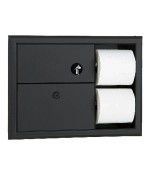 Bobrick B-3094 ClassicSeries® Recessed Sanitary Napkin Disposal and Toilet Tissue Dispenser