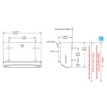 Bobrick B-26212 ClassicSeries® Surface-Mounted Paper Towel Dispenser