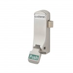 Panic Push Pad for Single Doors – Satin Stainless Steel Effect