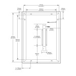 Bobrick B-1671 Series LED Backlit Mirror (Outer Etched)