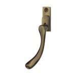 M Marcus Heritage Brass Left Handed Espagnolette Handle Ball Pattern