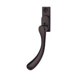 M Marcus Heritage Brass Left Handed Espagnolette Handle Ball Pattern