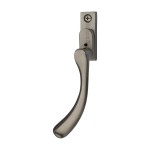 M Marcus Heritage Brass Left Handed Espagnolette Handle Ball Pattern