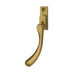 M Marcus Heritage Brass Left Handed Espagnolette Handle Ball Pattern