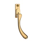 M Marcus Heritage Brass Right Handed Espagnolette Handle Ball Pattern