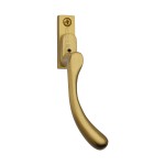 M Marcus Heritage Brass Right Handed Espagnolette Handle Ball Pattern