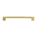 M Marcus Heritage Brass Cabinet Pull Metro Hammered Design 192mm Centre to Centre