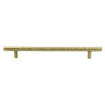 M Marcus Heritage Brass Cabinet Pull T-Bar Hammered Design 203mm Centre to Centre