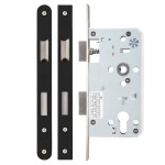 Heavy Duty Architectural DIN Euro Sash Lock Case (DDA) – Antimicrobial Eco-Friendly Matt Black