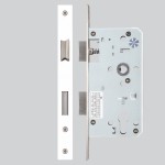 Heavy Duty Architectural DIN Euro Sash Lock Case (DDA) – Antimicrobial Eco-Friendly Matt White