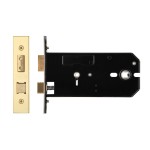 Hortizontal Mortice Bathroom Lock – Anti–tarnish Brass