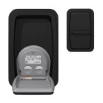 Bobrick Koala Kare KB311-SSWM Matt Black Vertical Surface-Mounted Baby Changing Station