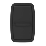 Bobrick Koala Kare KB311-SSRE Matt Black Vertical Recessed Baby Changing Station