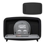 Bobrick Koala Kare KB310-SSRE Matt Black Horizontal Recessed Baby Changing Station