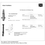 Foot Operated Door Holder – Satin Chrome Plate