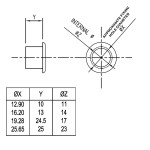 Porthole Ventilators & Escutcheons - Matt Black