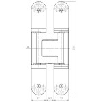 Simonswerk TECTUS TE 540 3D Fire Rated Hinge