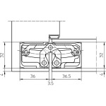 Simonswerk TECTUS TE 640 3D Fire Rated Hinge