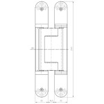 Simonswerk TECTUS TE 640 3D Fire Rated Hinge