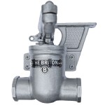 Briton 'B' and 'C' T-Shape Door Closers for Outward Opening 'Push Side' of the Door – Silver Sprayed