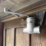 Briton 'B' and 'C' T-Shape Door Closers for Outward Opening 'Push Side' of the Door – Silver Sprayed