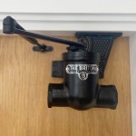 Briton 'B' and 'C' T-Shape Door Closers for Outward Opening 'Push Side' of the Door – Silver Sprayed