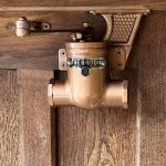 Briton 'B' and 'C' T-Shape Door Closers for Outward Opening 'Push Side' of the Door – Bronze Sprayed