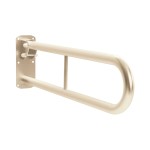 Double Arm Hinged Support Drop Down Rail – Matt Cream
