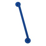 600 x 32mm Ø grab rail – Matt Blue RAL 5002