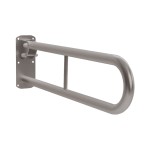 Double Arm Hinged Support Drop Down Rail – Matt Grey