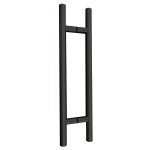 1000mm overall = 900mm x 19mm Ø - Eco 3 Self-Sanitising Antimicrobial Matt Black