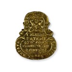 Chubb & Son Victorian Sliding Brass Key Escutcheon