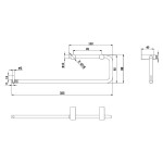 Dolphin BC270-2 Double Toilet Roll Holder
